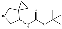 Carbamic acid, (7S)-5-azaspiro[2.4]hept-7-yl-, 1,1-dimethylethyl ester (9CI) Structure