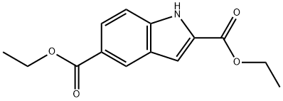 5-에톡시카보닐린돌-2-카복실산에틸에스테르 구조식 이미지