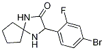 3-(4-BroMo-2-fluorophenyl)-1,4-diazaspiro[4.4]nonan-2-one Structure