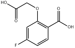 2-(CarboxyMethoxy)-4-fluorobenzoic Acid Structure
