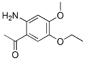 Ethanone, 1-(2-amino-5-ethoxy-4-methoxyphenyl)- (9CI) Structure