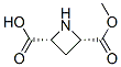 2,4-Azetidinedicarboxylicacid,monomethylester,cis-(9CI) Structure