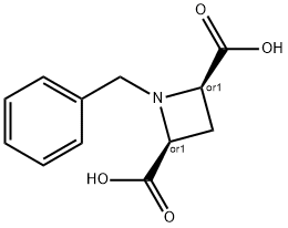 cis-1-Benzyl-azetidine-2,4-dicarboxylic acid 구조식 이미지