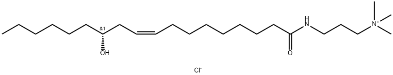 RICINOLEAMIDOPROPYLTRIMONIUM CHLORIDE Structure