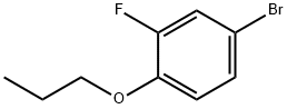 4-Bromo-2-fluoro-1-propoxybenzene Structure