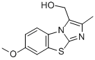 7-메톡시-2-메틸이미다조[2,1-B]벤조티아졸-3-메탄올 구조식 이미지