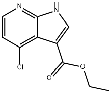 Ethyl 4-chloro-7-azaindole-3-carboxylate Structure