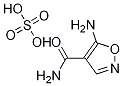 5-Aminoisoxazole-4-carboxamide Hydrogensulfate Structure