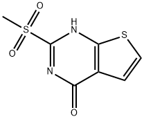 2-(Methylsulfonyl)thieno[2,3-d]pyriMidin-4(3H)-one 구조식 이미지
