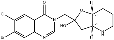 cis-Halofuginone Structure