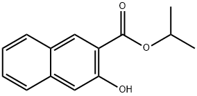 2-Naphthalenecarboxylic acid, 3-hydroxy-, 1-Methylethyl ester Structure