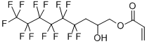 3-PERFLUOROHEXYL-2-HYDROXYPROPYL ACRYLATE Structure