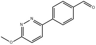 4-(6-Methoxypyridazin-3-yl)benzaldehyde Structure