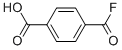 Benzoic acid, 4-(fluorocarbonyl)- (9CI) Structure