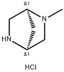 (1S,4S)-2-METHYL-2,5-DIAZABICYCLO(2.2.1)HEPTANE 2HBR 구조식 이미지