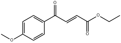 (E)-ETHYL 4-(4-METHOXYPHENYL)-4-OXOBUT-2-ENOATE Structure