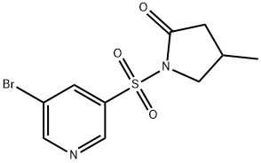1275420-54-6 1-(5-broMopyridin-3-ylsulfonyl)-4-Methylpyrrolidin-2-one