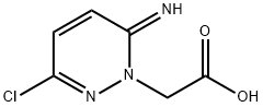 6-Chloro-3-imino-2,3-dihydropyridazine-2-acetic acid Structure