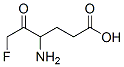 Hexanoic  acid,  4-amino-6-fluoro-5-oxo- Structure