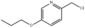 2-(Chloromethyl)-5-propoxypyridine 구조식 이미지