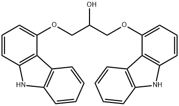 1,3-비스(9H-카르바졸-4-일옥시)-2-프로판올(카르베딜롤불순물) 구조식 이미지