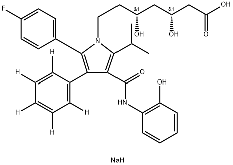 2-Hydroxy Atorvastatin-d5 Disodium Salt Structure