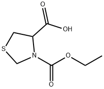 3-CARBETHOXYTHIAZOLIDINE-4-CARBOXYLIC ACID Structure