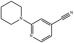 2-PIPERIDIN-1-YLISONICOTINONITRILE Structure