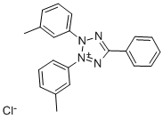 2,3-BIS(3-METHYLPHENYL)-5-PHENYLTETRAZOLIUM CHLORIDE Structure