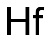 HAFNIUM HYDRIDE Structure