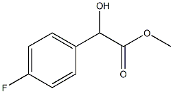 Methyl 2-(4-fluorophenyl)-2-hydroxyacetate Structure