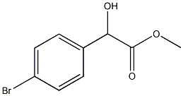 methyl 2-(4-bromophenyl)-2-hydroxyacetate 구조식 이미지