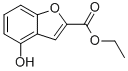 ETHYL 4-HYDROXYBENZOFURAN-2-CARBOXYLATE Structure