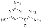S-(2-amino-6-mercaptopyrimidin-4-yl)thiouronium chloride Structure