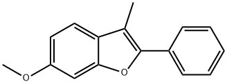 6-Methoxy-3-Methyl-2-phenylbenzofuran Structure