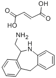 6-Aminomethyl-6,11-dihydro-5H-dibenz[b,e]azepine (E)-2-butenedioate 구조식 이미지
