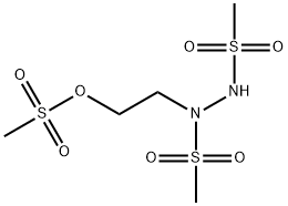 1,2-BIS(METHYLSULFONYL)-1-{2-[(METHYLSULFONYL)OXY]ETHYL}HYDRAZINE Structure