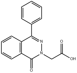 (1-OXO-4-PHENYLPHTHALAZIN-2(1H)-YL)ACETIC ACID Structure