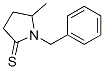 2-Pyrrolidinethione,  5-methyl-1-(phenylmethyl)- Structure