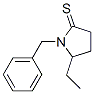 2-Pyrrolidinethione,  5-ethyl-1-(phenylmethyl)- Structure