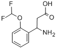 3-AMINO-3-(2-DIFLUOROMETHOXYPHENYL)-PROPIONIC ACID Structure