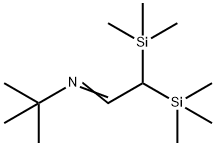 BIS(트리메틸실릴)-N-TERT-부틸아세트탈디민 구조식 이미지