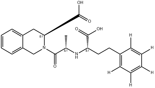 Quinaprilat-D5 Structure