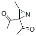 Ethanone, 1,1-(3-methyl-2H-azirin-2-ylidene)bis- (9CI) 구조식 이미지