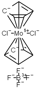 DICHLOROBIS(CYCLOPENTADIENYL)MOLYBDENUM& Structure