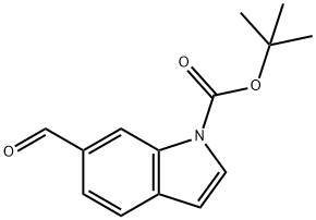 TERT-BUTYL 6-FORMYL-1H-INDOLE-1-CARBOXYLATE Structure