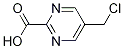 5-chloroMethyl-pyriMidine-2-carboxylic acid Structure