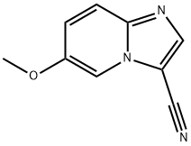 IMidazo[1,2-a]pyridine-3-carbonitrile, 6-Methoxy- 구조식 이미지