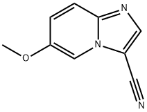 IMidazo[1,2-a]pyridine-3-carbonitrile, 6-Methoxy- Structure