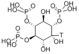 이노시톨-1,4,5-트리포스페이트,D-[INOSITOL-2-3H(N)] 구조식 이미지